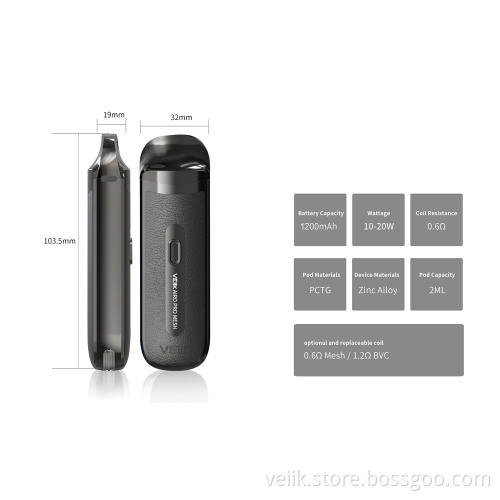 2020 VEIIK luxury pure flavour electronic cigarette